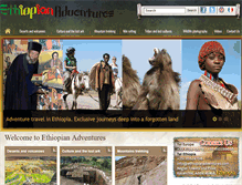 Tablet Screenshot of ethiopianadventures.com